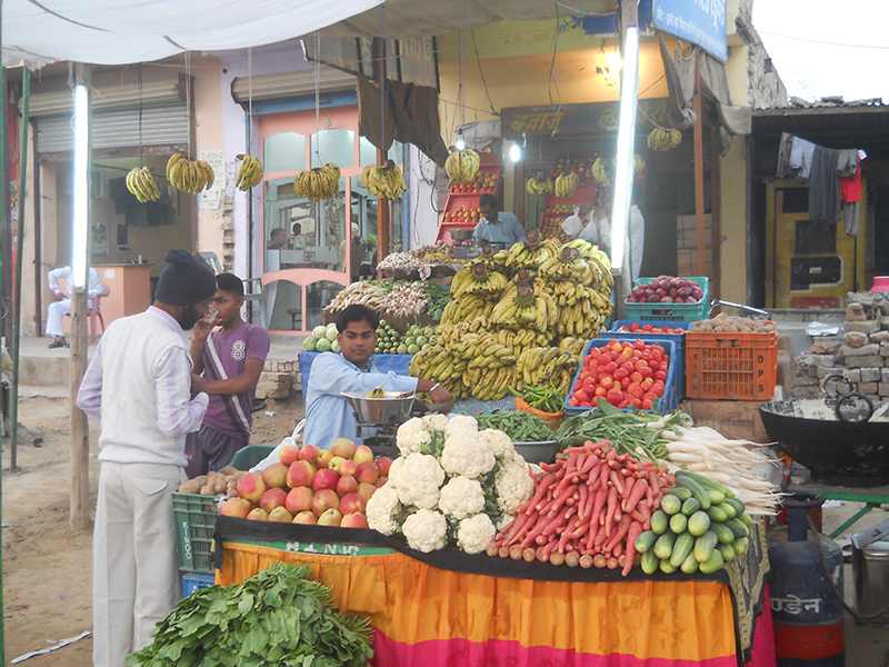Fruit market on main stand